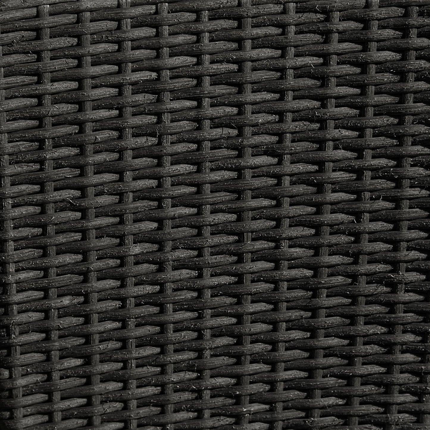 Cube 8 Seater Rattan Outdoor Dining Set with Grey Parasol - Black Weave