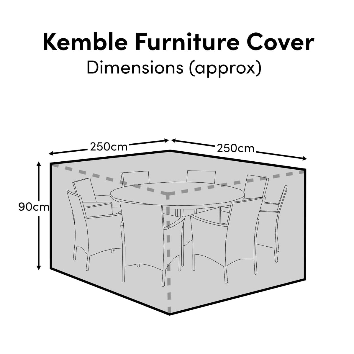Kemble 8 Furniture Cover new - Laura James