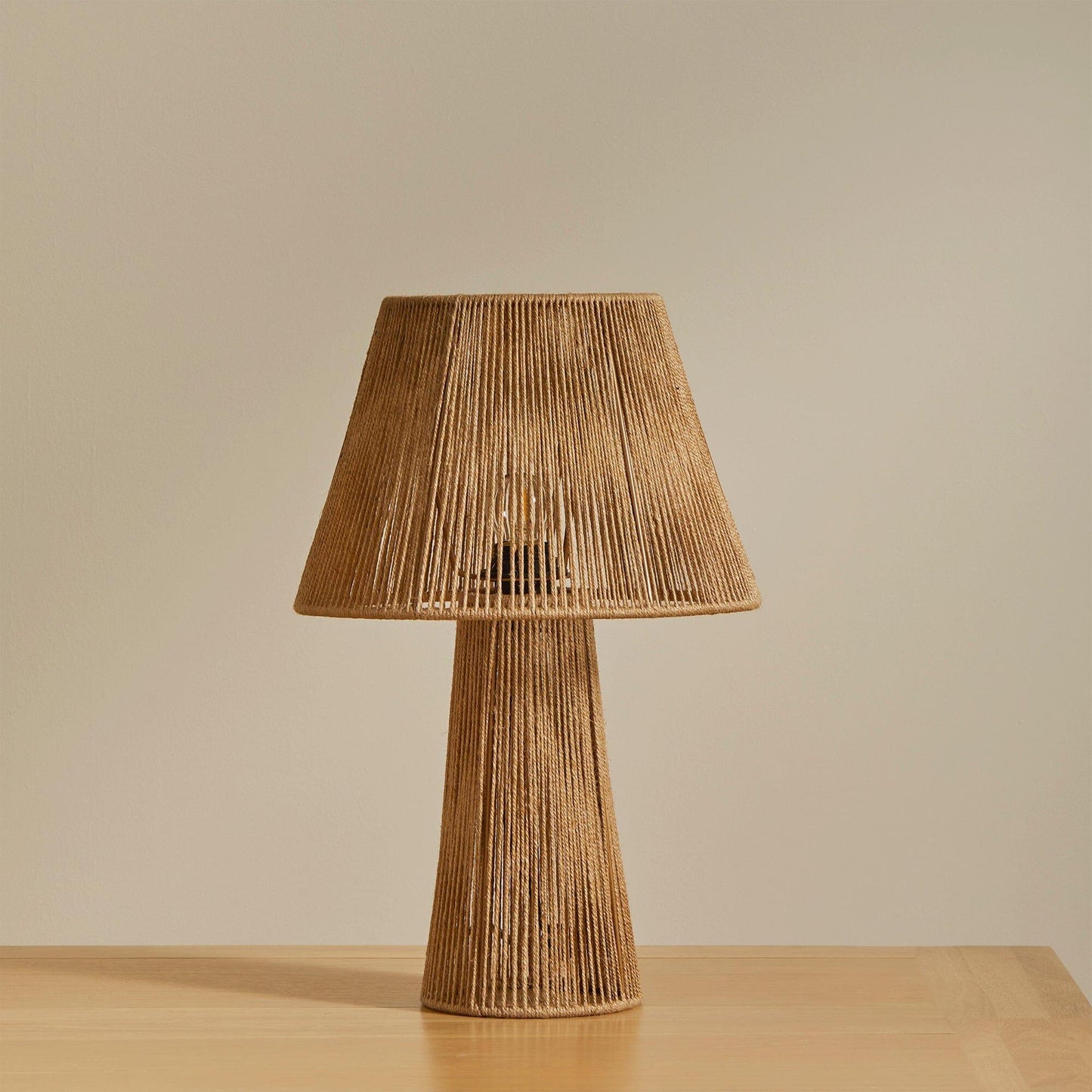 Konduru Medium Natural Jute Table Light - Laura James