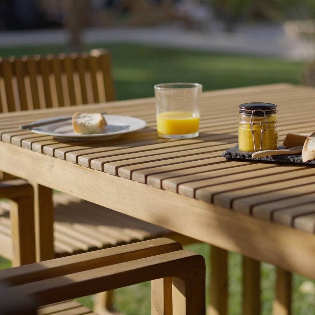 Lennox Outdoor Wooden Dining Table - Laura James