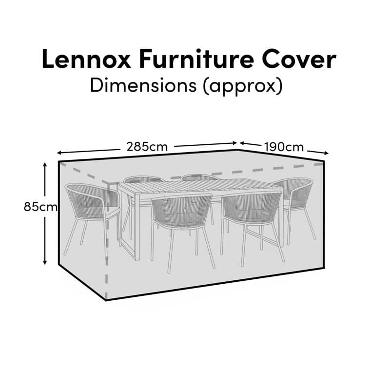 Rectangular Rain Cover 285x190x85cm- Laura James