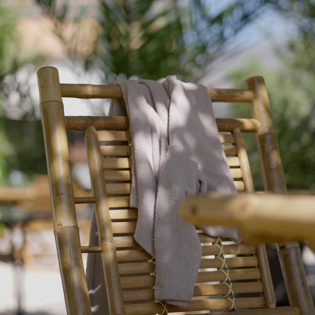 Lila Bamboo Garden Folding Chair - Set of 2