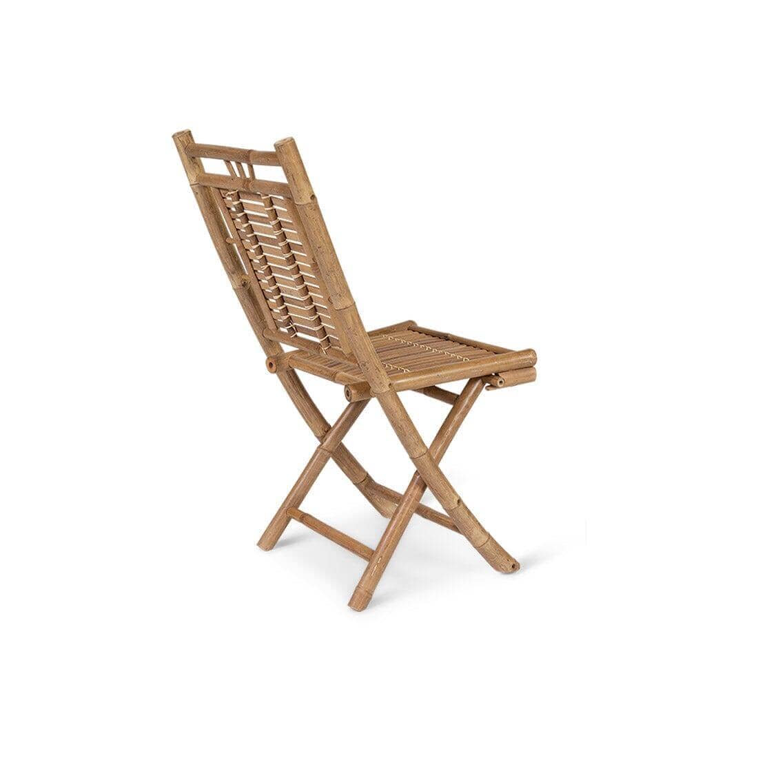 Lila Bamboo Garden Folding Chair - Set of 2