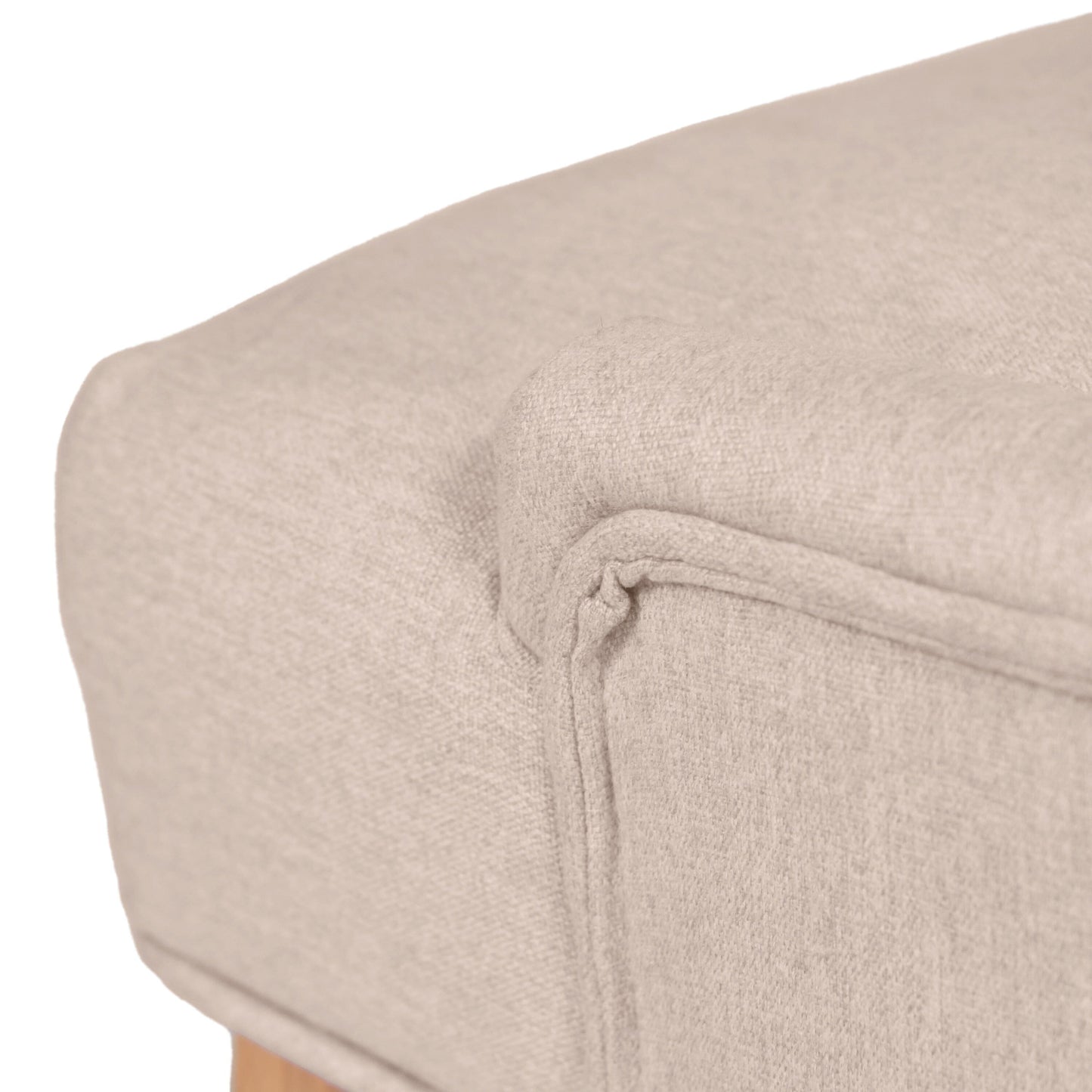 Louis Sand Dining Chairs - Set of 2 - Light Wood Legs - Laura James