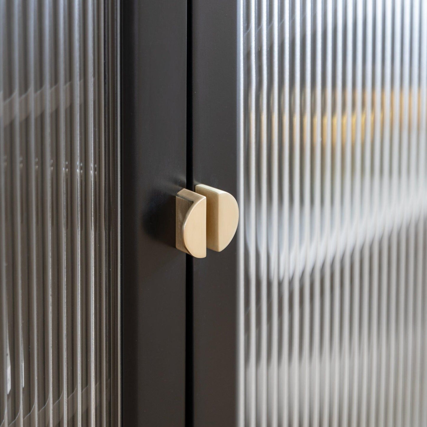 Lua Large 2 Door Sideboard in Noir Black - Laura James