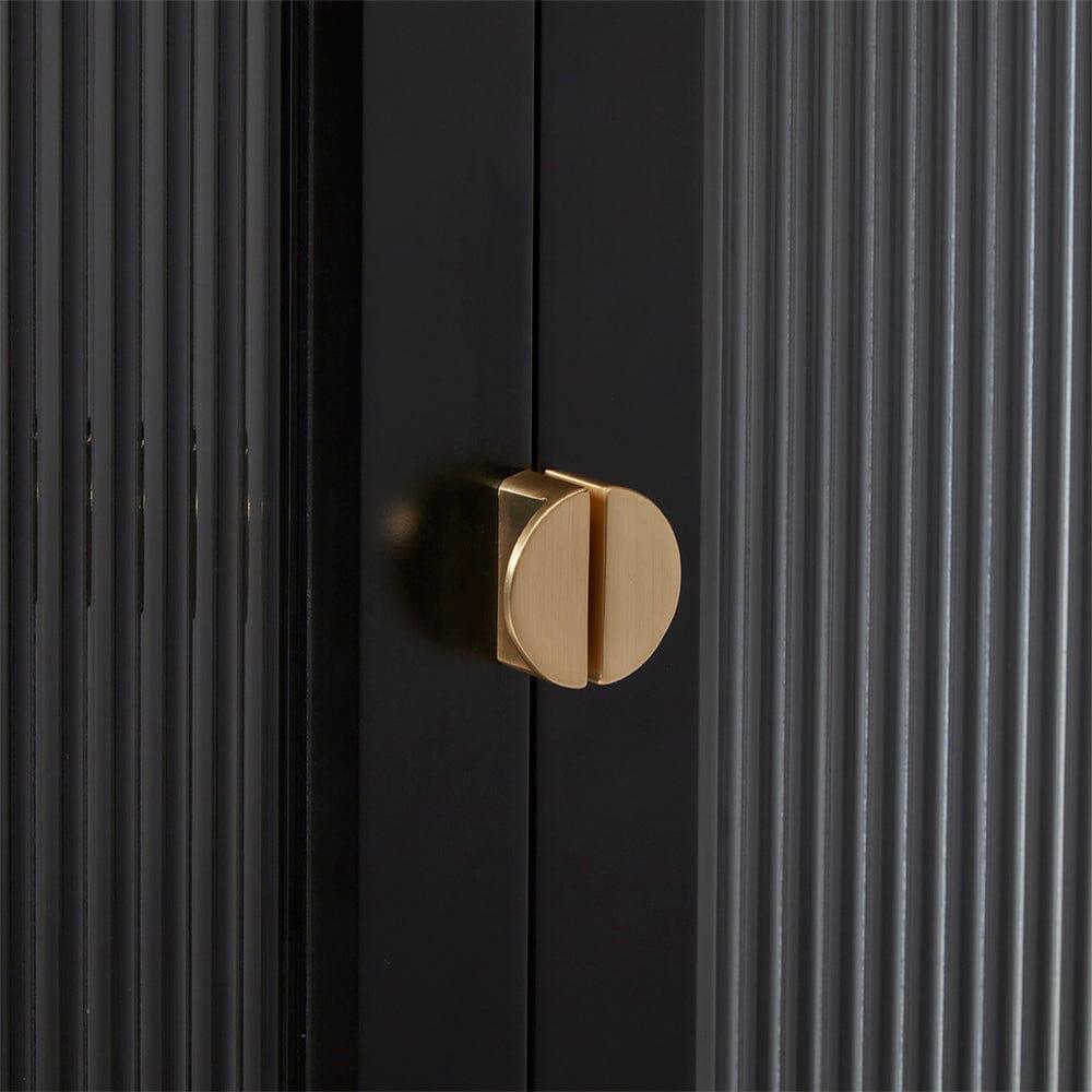 Lua Large 2 Door Sideboard in Noir Black - Laura James