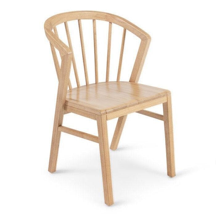 Mabel Whitewash Oak Dining Chairs - Set of 2 - Laura James