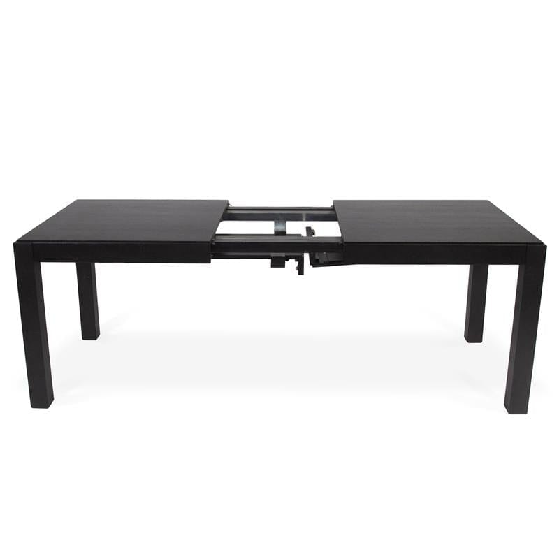 Magnus Black Wood Dining Table - Extendable - Laura James