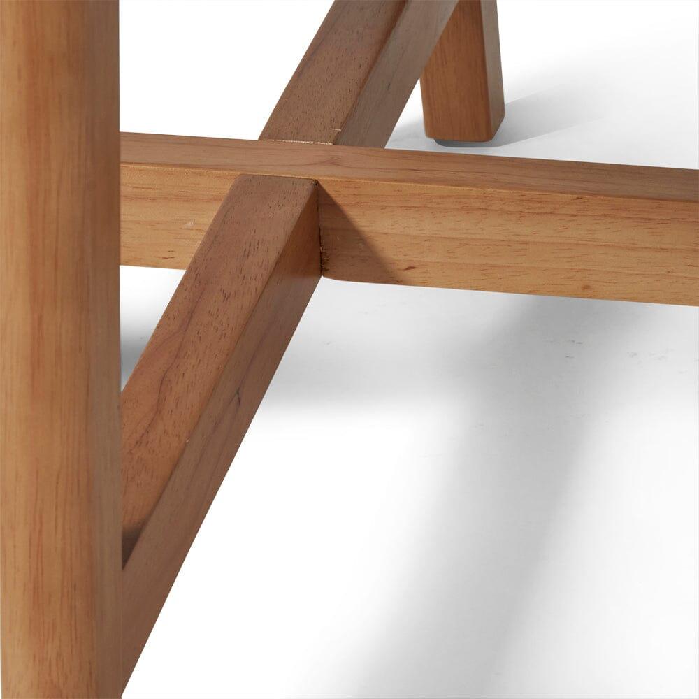 Magnus dining chair - dove grey with oak legs - Laura James