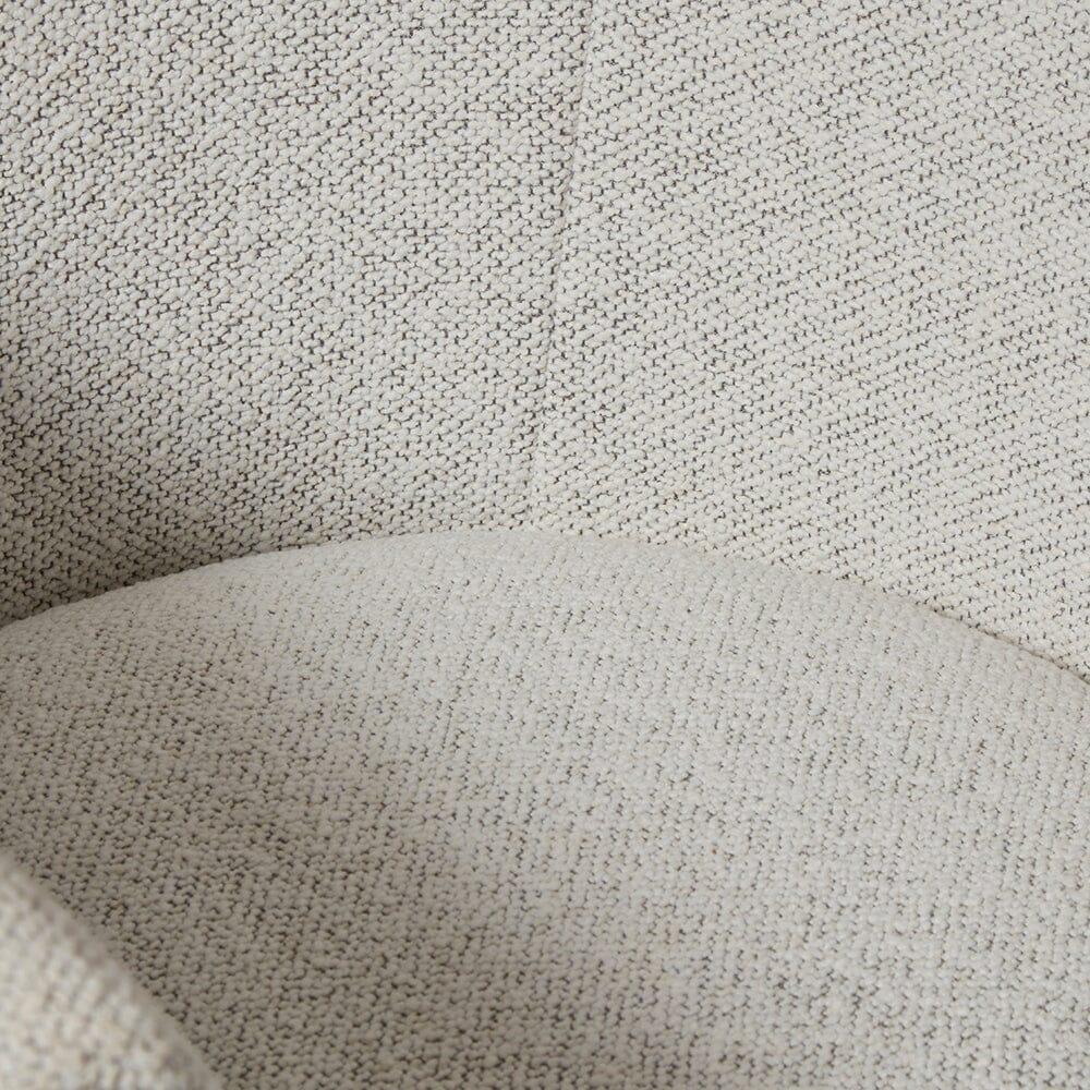 Magnus dining chair - dove grey with pale oak legs - Laura James