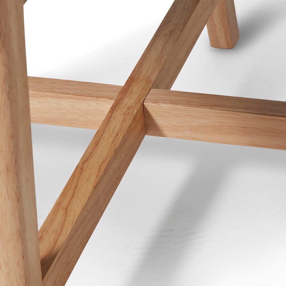 Magnus dining chair - dove grey with pale oak legs - Laura James
