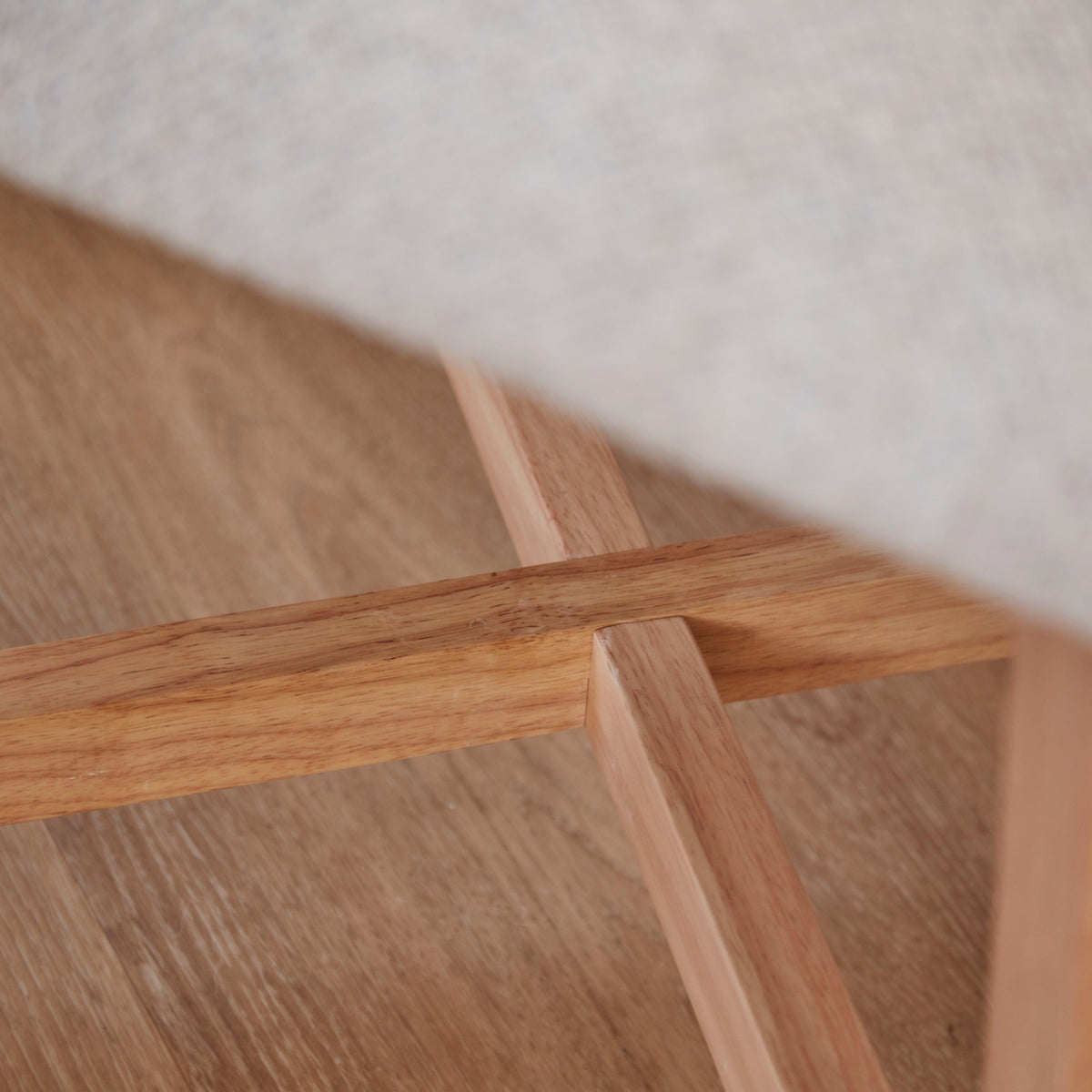 Magnus dining chair - dove grey with pale oak legs - Laura James