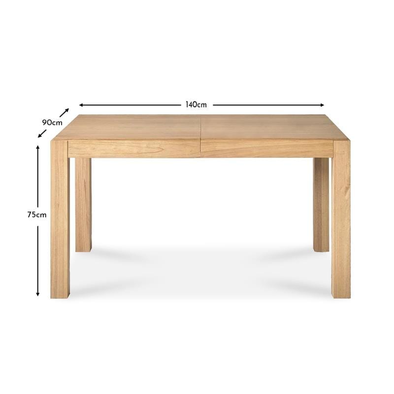 Magnus Pale Oak extendable dining table - Laura James