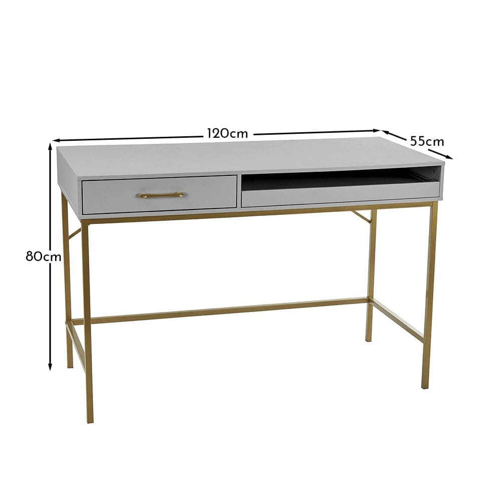 Marie Desk - Ash Grey