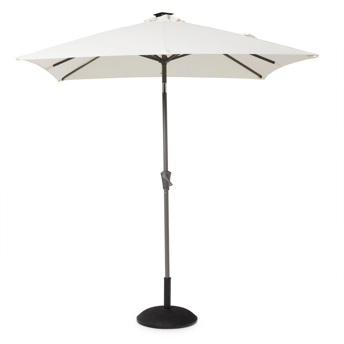Marston 8 Seater Rattan Outdoor Dining Set with Cream Premium Parasol and cover - Natural Brown - Laura James