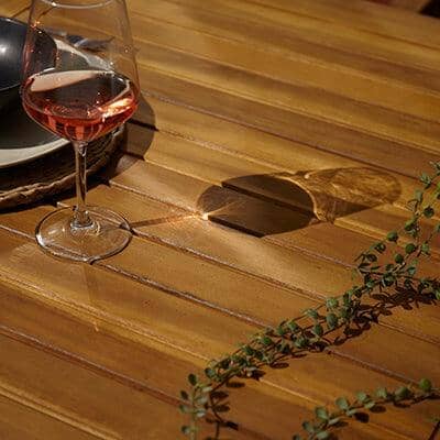 Oakley 6 Seater Extendable Wooden Dining Set