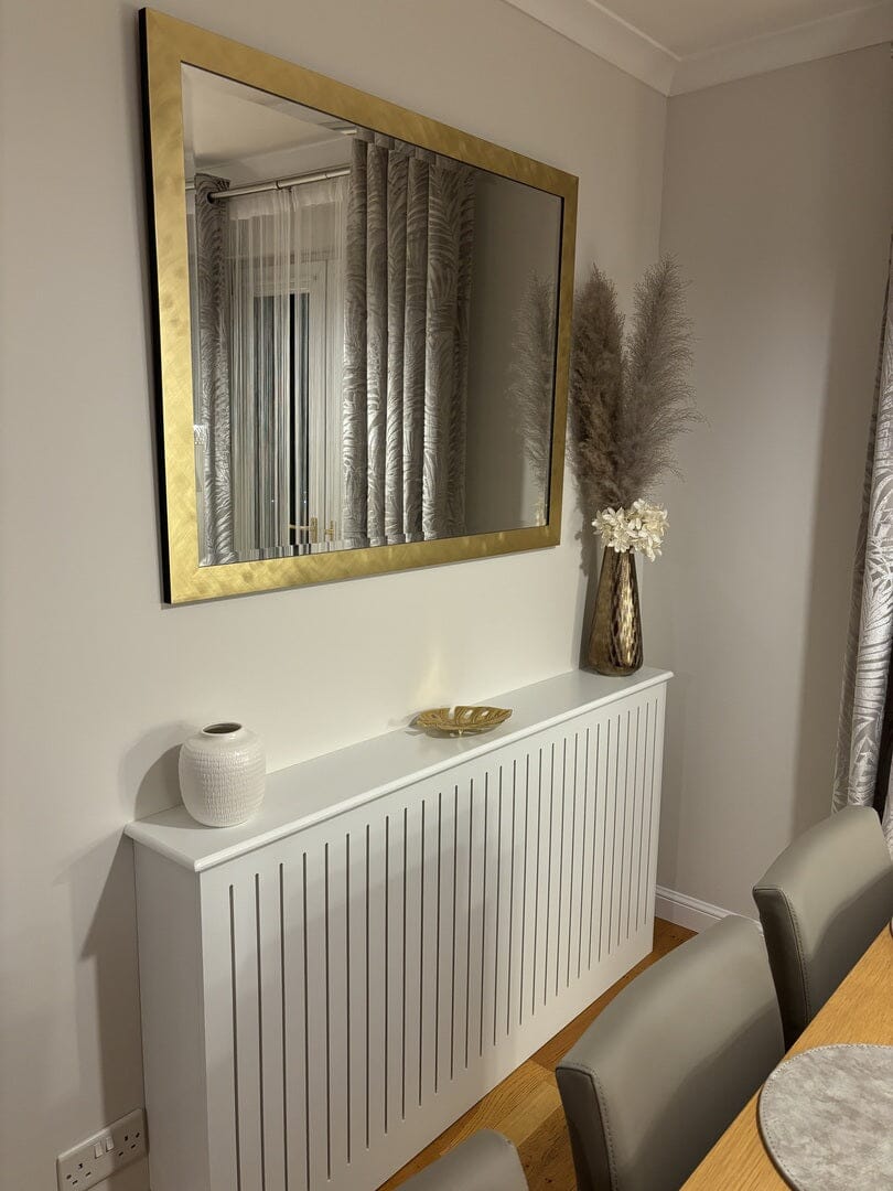 Elspeth Large Radiator Cover - Snow White
