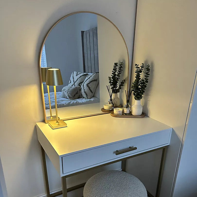 Marie Small Desk - White - Laura James