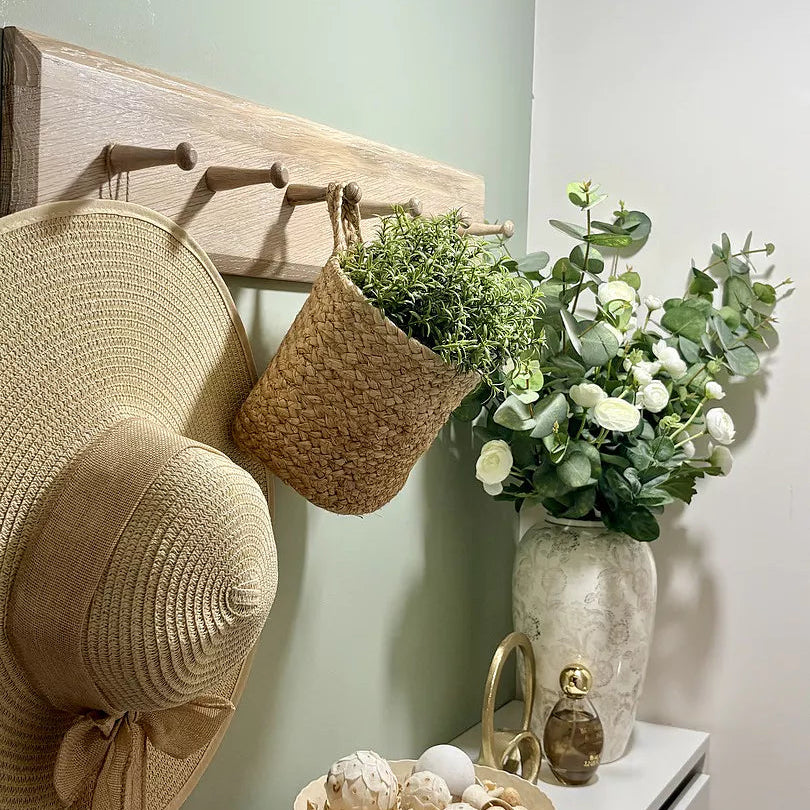 Willow Wooden Coat Rack - Whitewash - Laura James