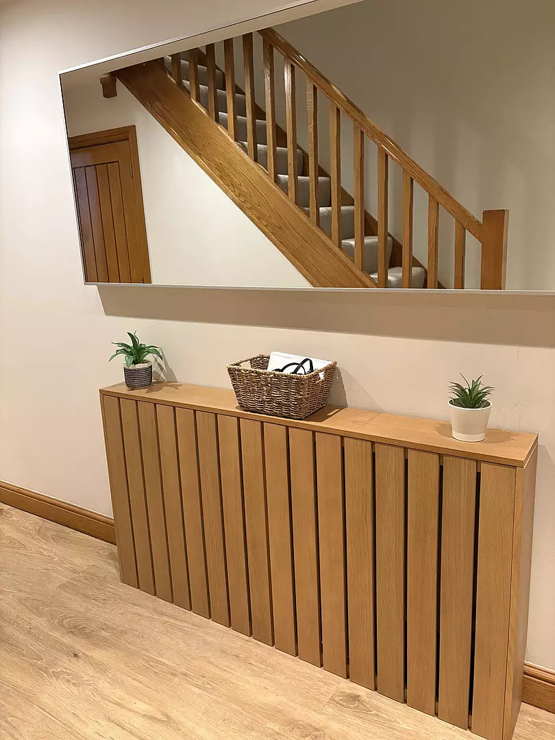 Willow Pale Oak Large Radiator Cover - Laura James