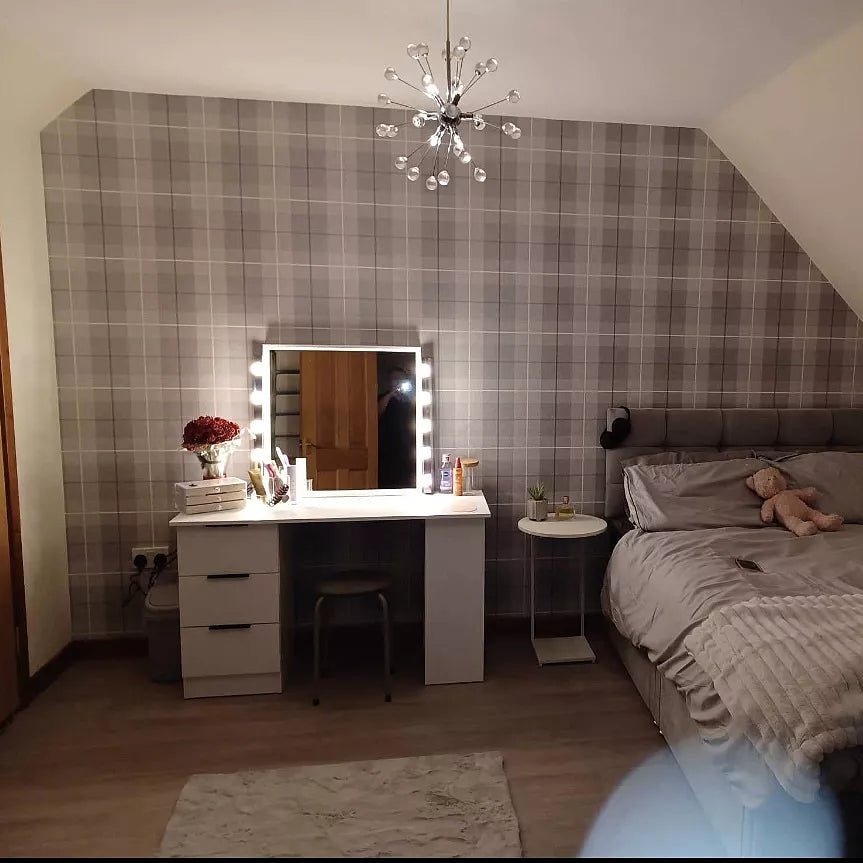 Essie 3 Drawer Desk - White - Laura Ka,es