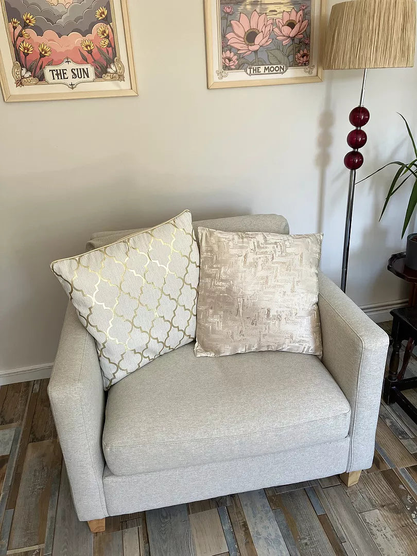 Ava Armchair - Beige - Laura James