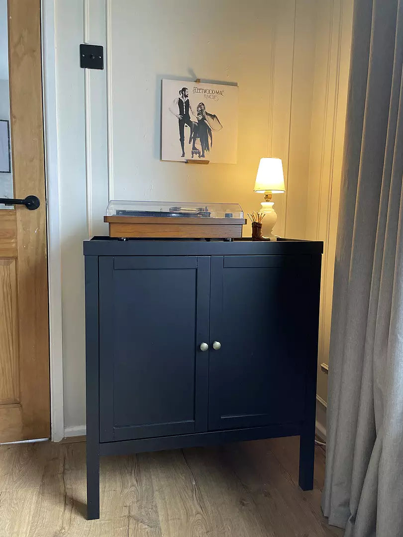 Charlie 2 Door Small Sideboard - Noir Black - Laura James