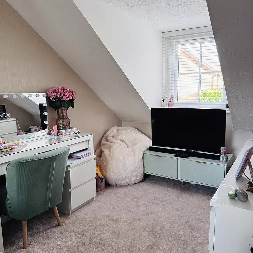 Gloria Sage Green TV Unit - Laura James