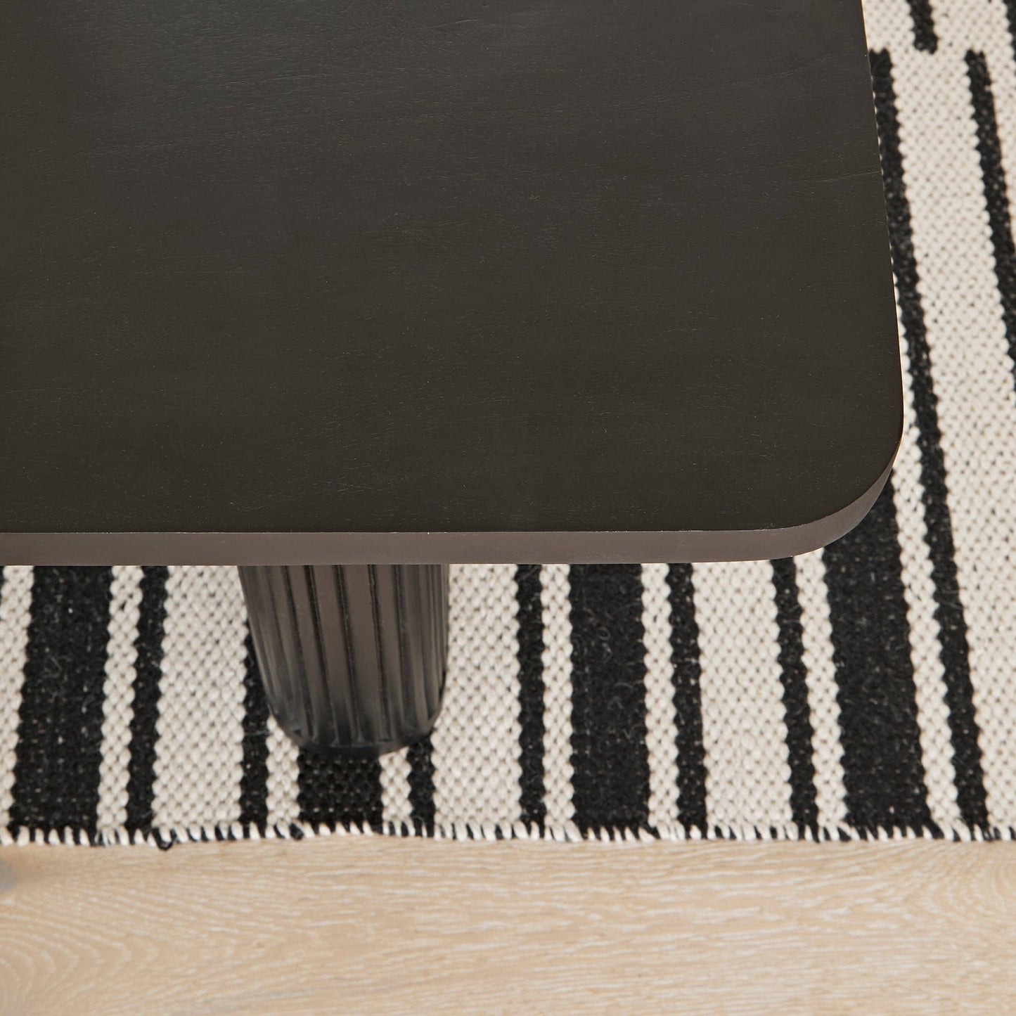 Orla Wooden Coffee Table - Jet Black - Laura James