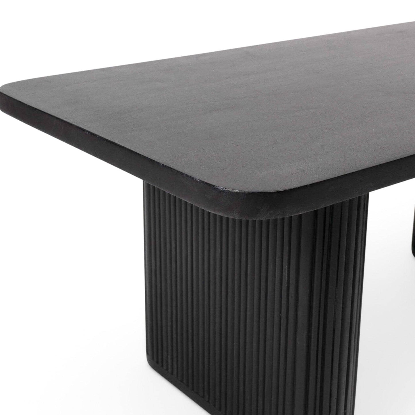 Orla Wooden Coffee Table - Jet Black - Laura James