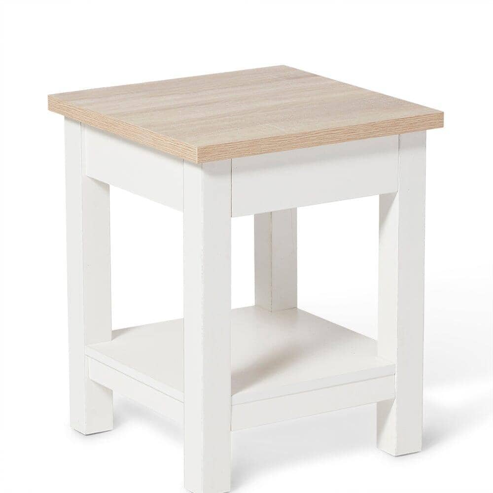 Bampton Alabaster White Side Table - Laura James