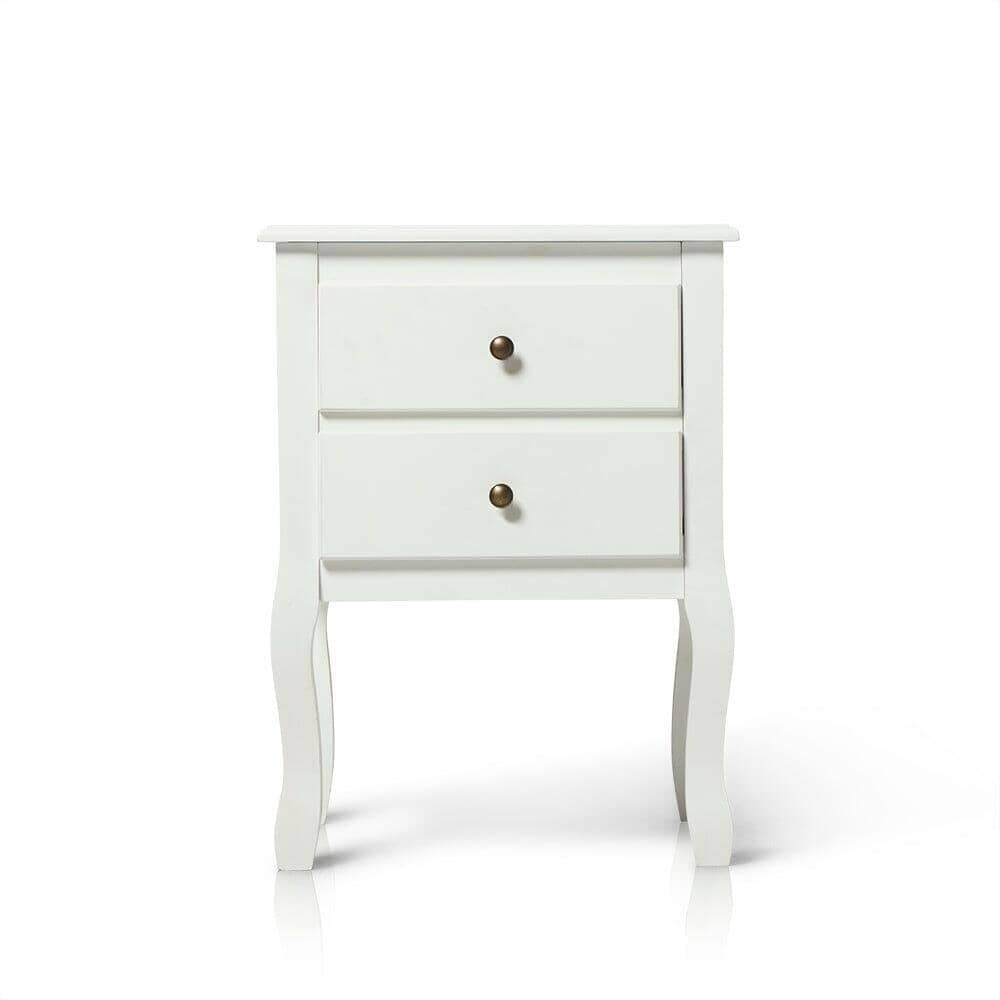 Capri Ivory Bedside Table - Laura James