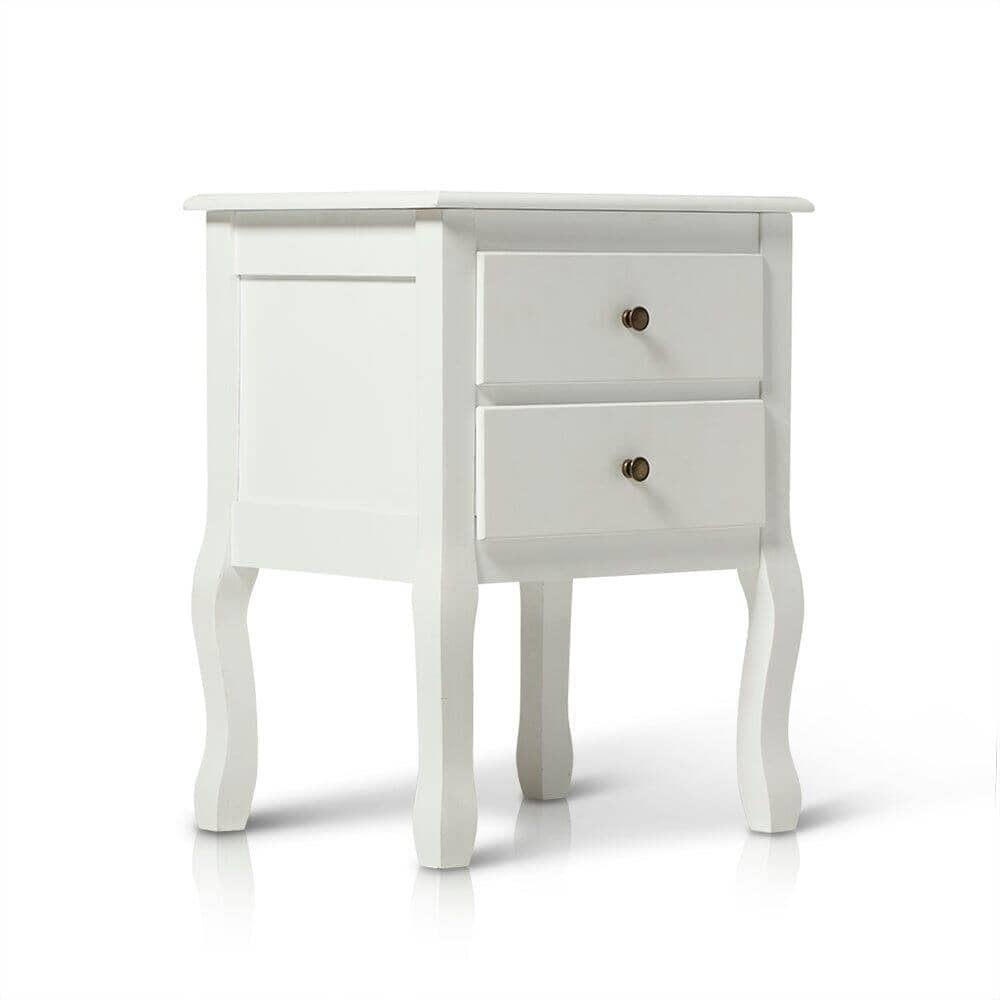 Capri Ivory Bedside Table - Laura James