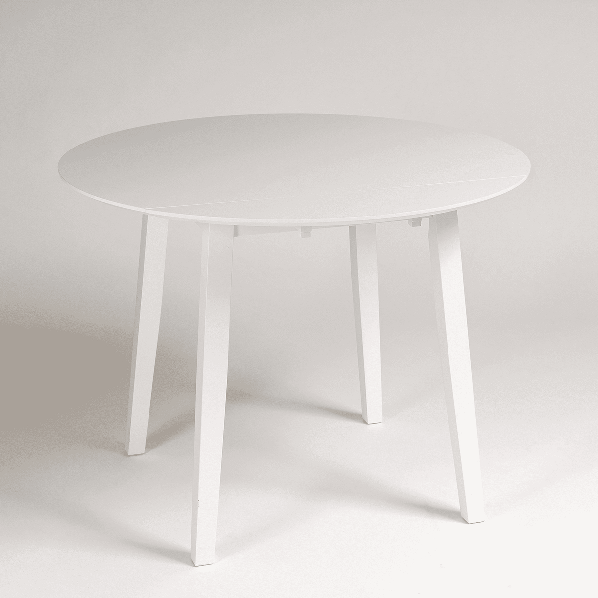Outlet - Charlie White Round dining table - with drop leaf - Laura James