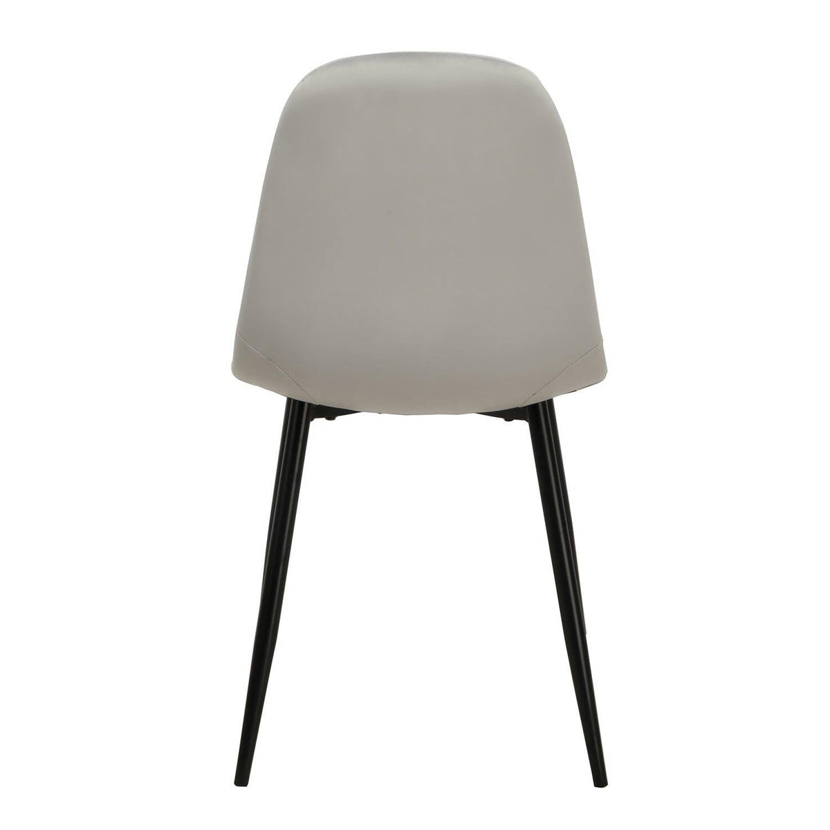 Ellis dining chairs - grey velvet and black - Laura James