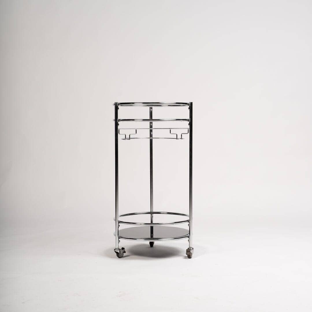 Evelyn Drinks Trolley - Chrome - Laura James