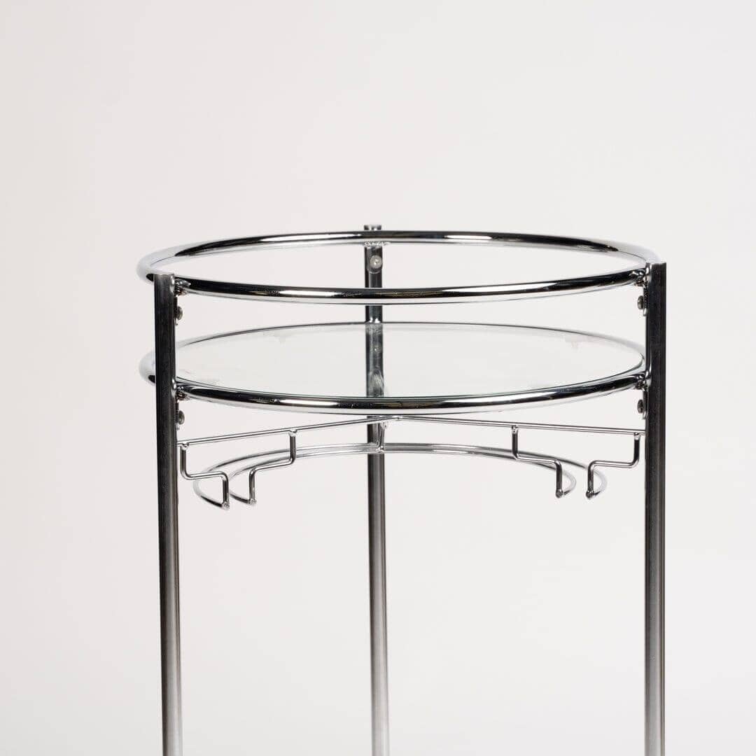Evelyn Drinks Trolley - Chrome - Laura James