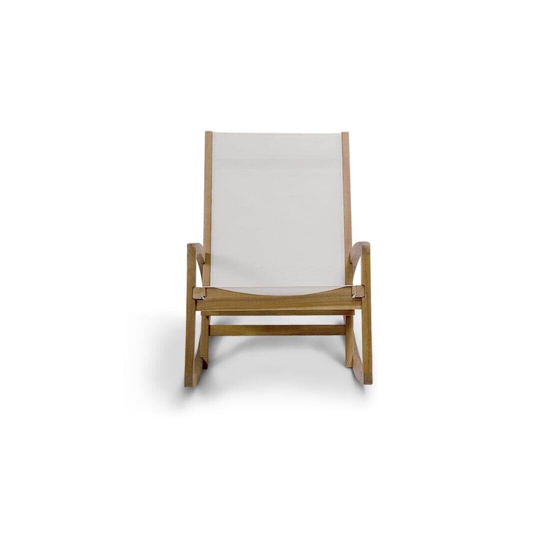 Freddie Wooden Rocking Chair - white - Laura James