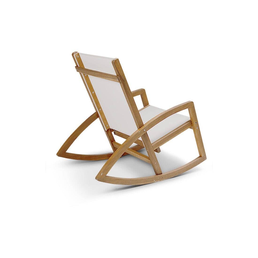 Freddie Wooden Rocking Chair - white - Laura James