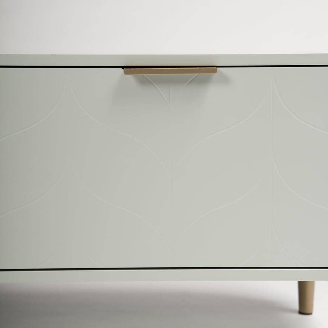 Gloria TV unit - pale sage green