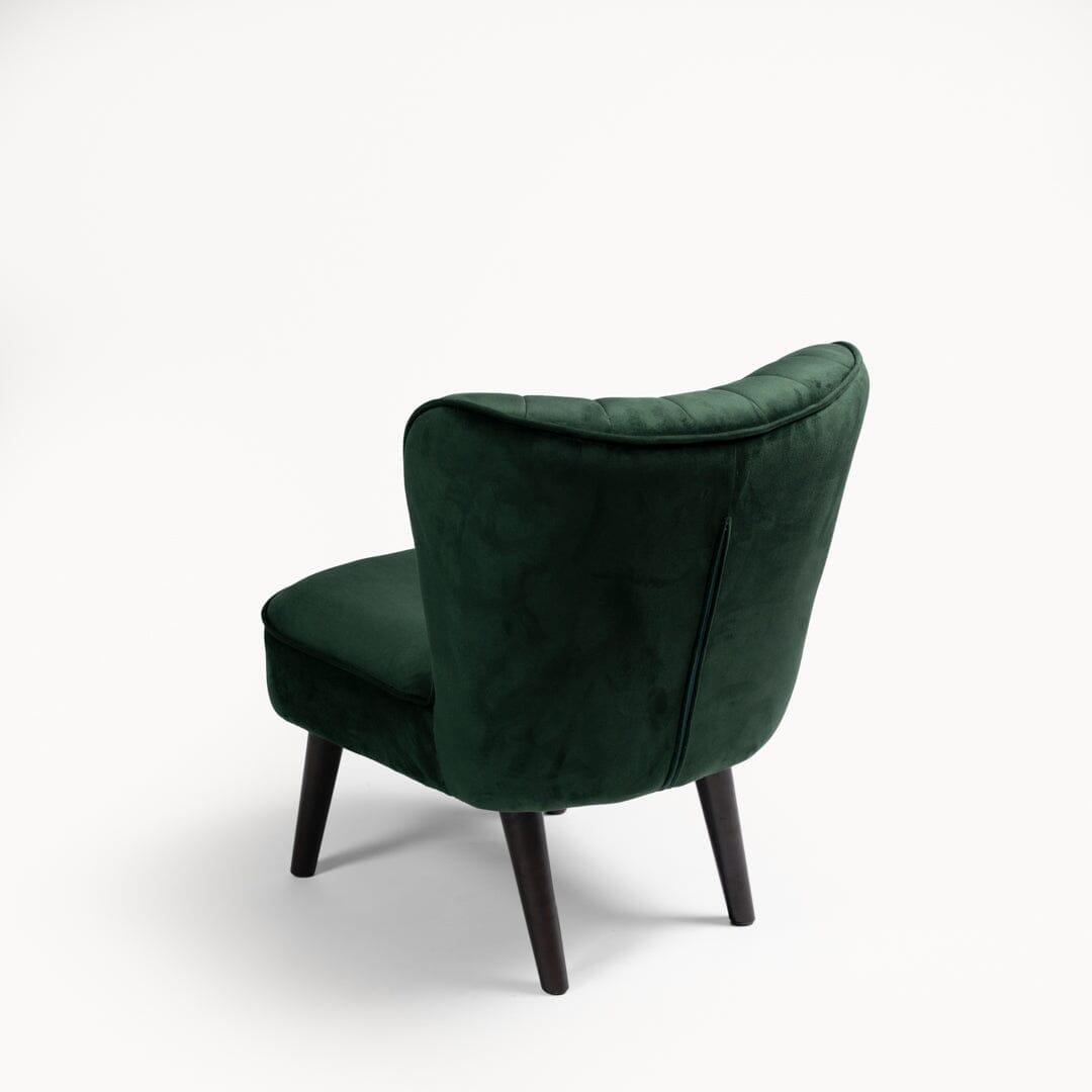 Hattie accent chair - green velvet