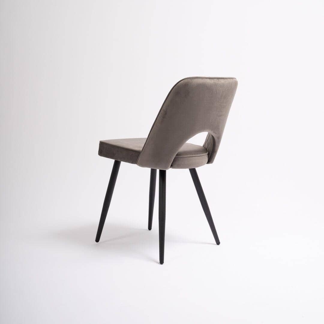 Hope dining chair - set of 2 - dark grey - Laura James
