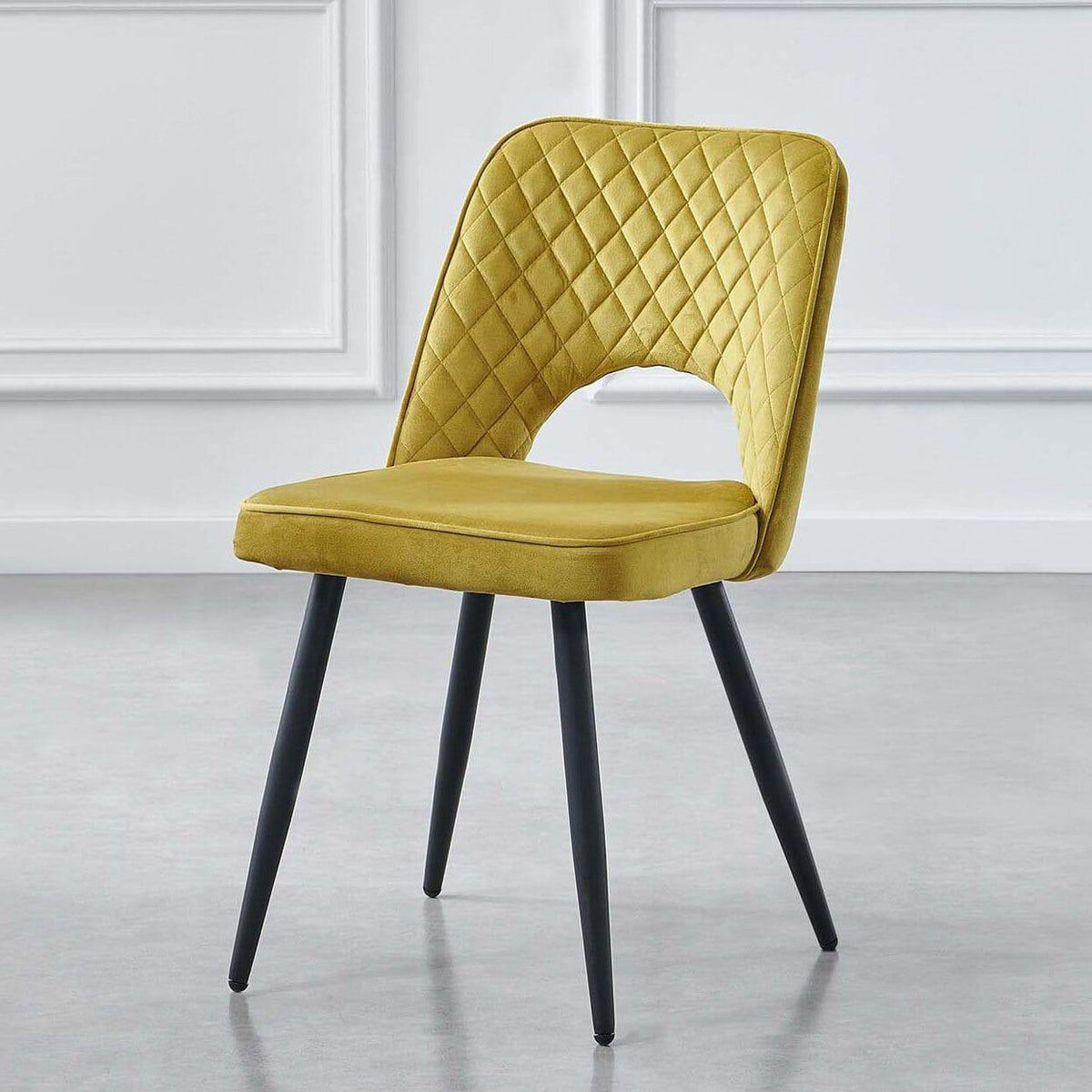 Metis dining chair - ochre - Laura James