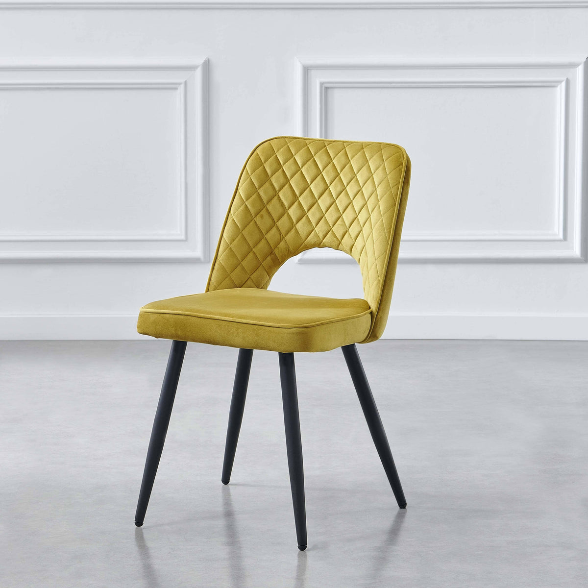 Metis dining chair - ochre - Laura James