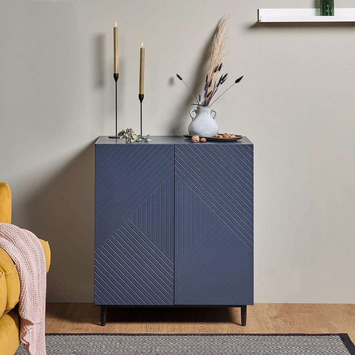 Outlet - Jack small sideboard - geometric - blue