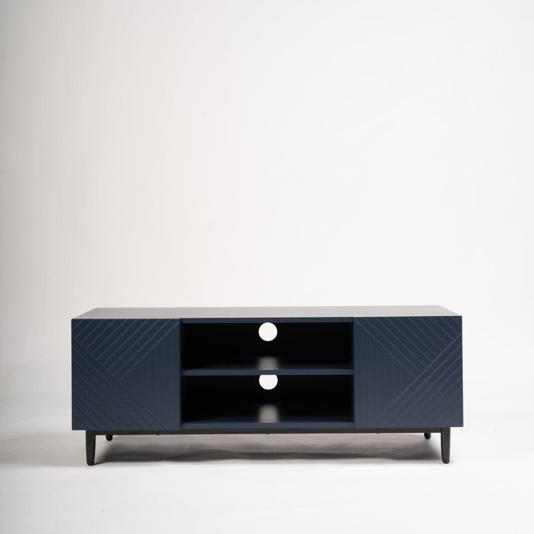 Outlet - Jack TV unit - geometric - blue - Laura James