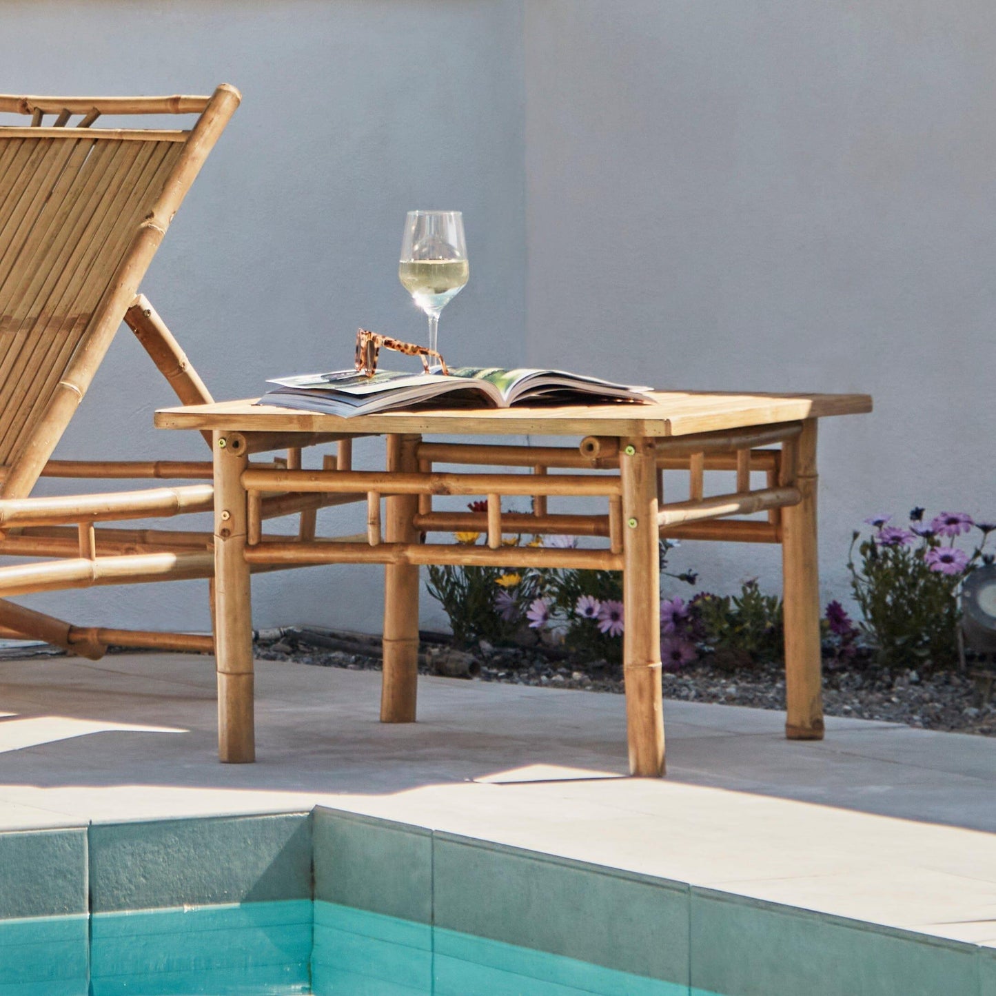 Outlet- Lila Bamboo Coffee Table 70cm - Laura James