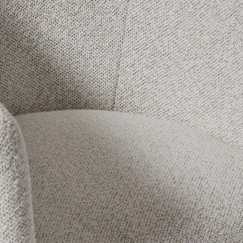 Magnus dining chair - dove grey with oak legs - Laura James