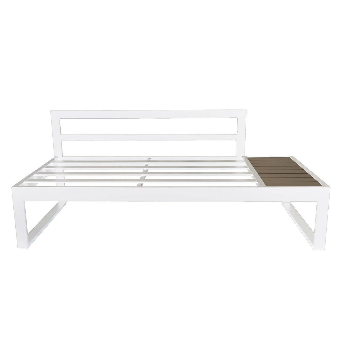 Maia white garden lounge sofa set - left hand assembly - Laura James