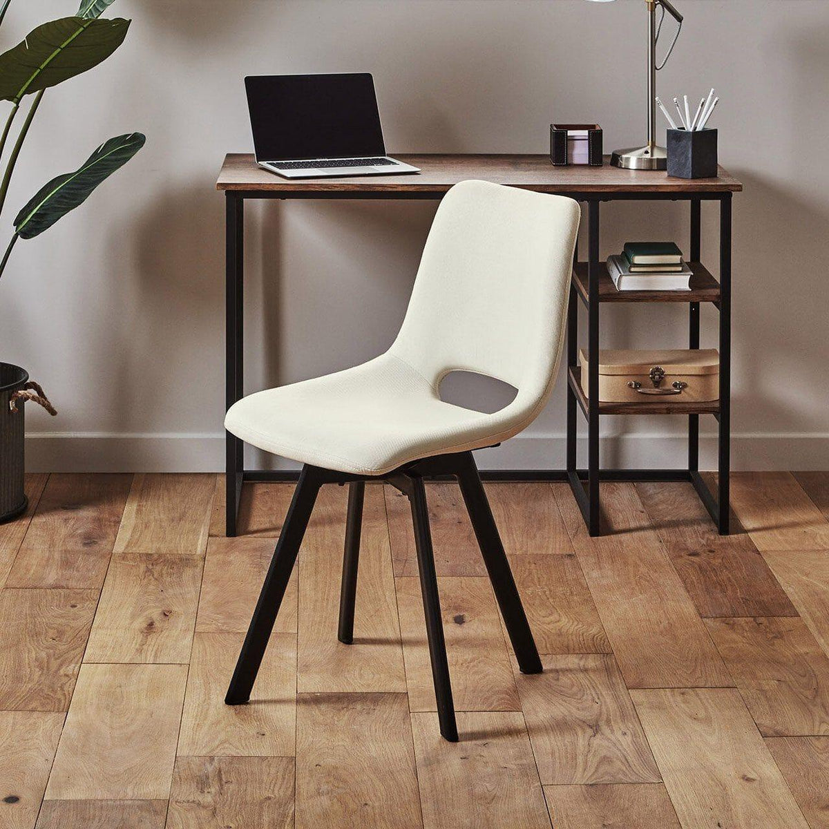 Margot office chair – cream and black - Laura James